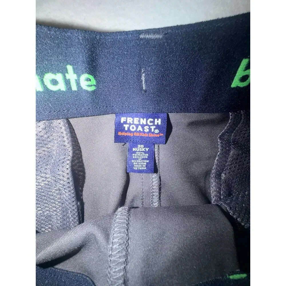 French toast kids New grey shorts with adjustable waistband